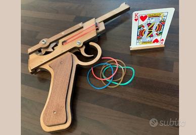 Postola in legno con 6 elastici