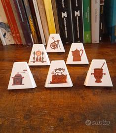 set di 11 pomelli vintage 