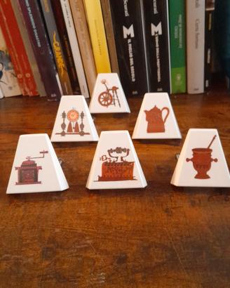 set di 11 pomelli vintage 