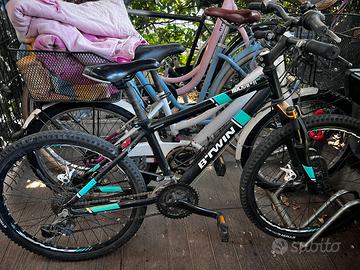 Mountainbike rockrider 700 da 24” ragazzino
