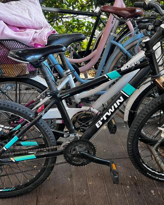 Mountainbike rockrider 700 da 24” ragazzino