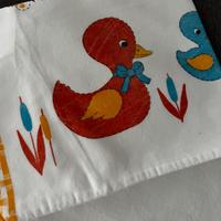 Set lettino lenzuolo federa Paperotti vintage