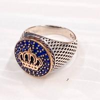 Anello chavalier sigillo argento 925