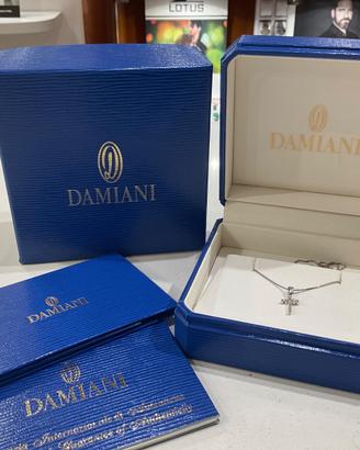 Collana DAMIANI in oro bianco e diamanti