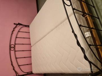 Letto matrimoniale in ferro battuto