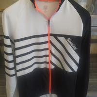 Maglia ciclismo mtb primaverile tg LSANTINI nuova