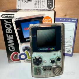 Gameboy color trasparente box jap matching code
