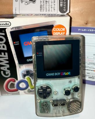 Gameboy color trasparente box jap matching code