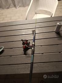canna da pesca con mulinello 5000 
