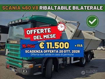 Camion Scania 144L460 Ribaltabile BILATERALE V8