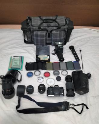 Yashica FX3 Super 2000+accessori