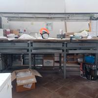 Banco orafo sei posti in ferro