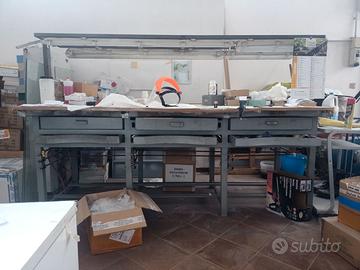 Banco orafo sei posti in ferro