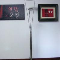 Lampada da terra  con lampada da lettura