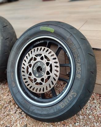 cerchi pit bike completi attacco standard SDG