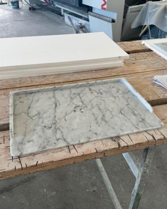 Vassoio professionale per impasto pizza in Marmo