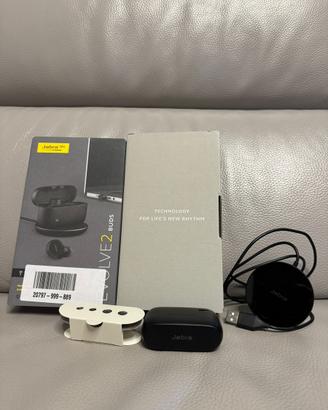 Jabra Evolve2 Buds con ANC e ricarica wireless