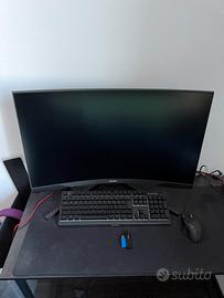 Schermo samsung odyssey G5 curvo 2k