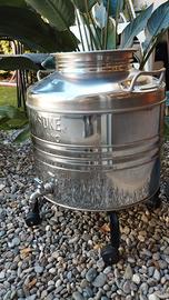 contenitore olio inox 30 L