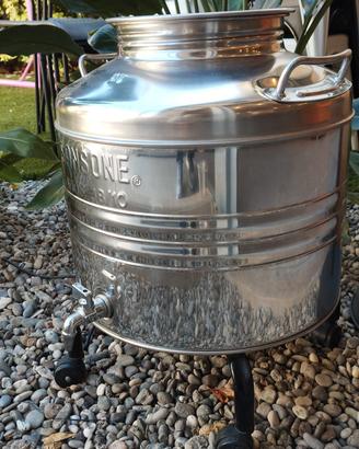 contenitore olio inox 30 L