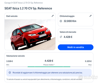 SEAT IBIZA BENZINA