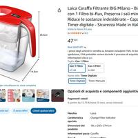 Caraffa brocca laika xxl