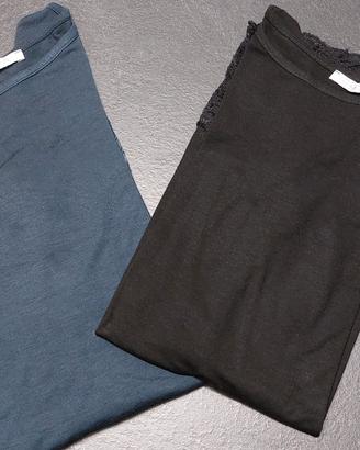N.2 maglie a manica lunga elasticizzate