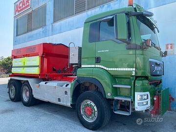 Man TGS 28.540 4x4 con terzo asse