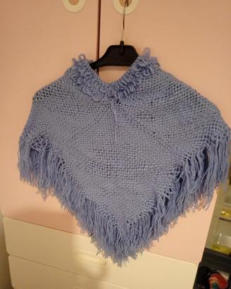 poncho per bimba 6-8 anni