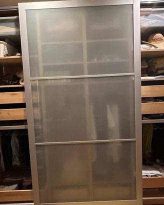 Ante in vetro scorrevoli armadio PAX IKEA