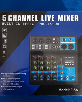 Mixer Scheda audio USB  nuovissimo 