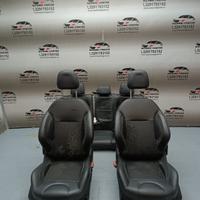 Set sedili in tessuto \ pelle nera peugeot 208 20