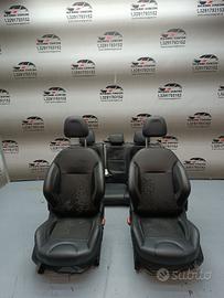 Set sedili in tessuto \ pelle nera peugeot 208 20
