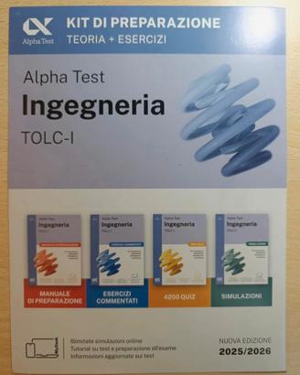 Kit preparazione Alphatest per TOLC Ingegneria