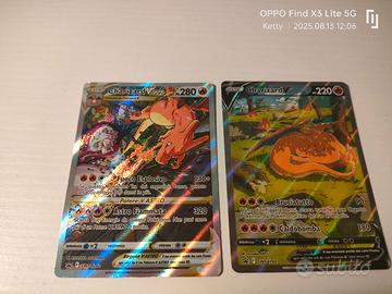 pacchetto Charizard v e v astro