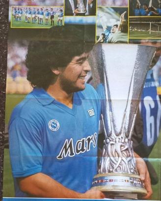 Poster grande e doppio, Gullit e Maradona 88/89