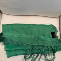 Foulard stola Roberto Cavalli CLASS verde con fran
