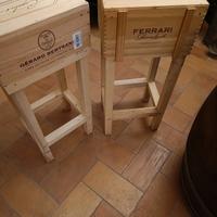 sgabelli in legno 