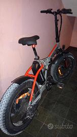 bici elettrica mini max argento 