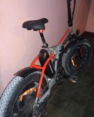 bici elettrica mini max argento 