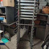 Carrello porta teglie acciaio inox 40 posti