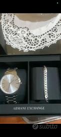 Combo orologio e bracciale Armani Exchange 
