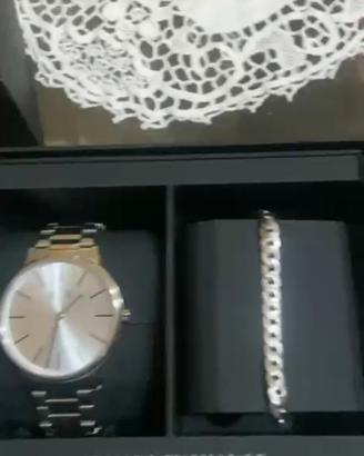 Combo orologio e bracciale Armani Exchange 