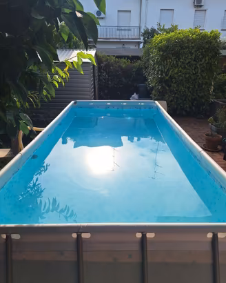 Piscina 4x2x1 con pompa