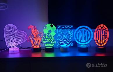 Lampada led personalizzabile 