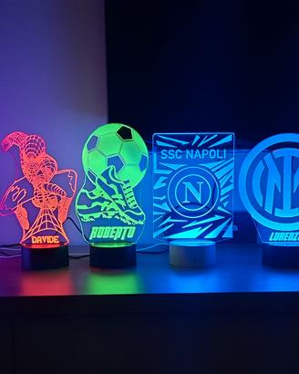 Lampada led personalizzabile 