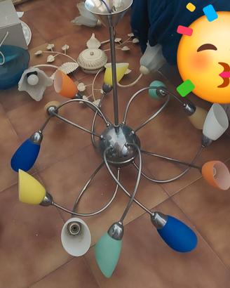 STOCK LAMPADARI VINTAGE 5 PEZZI