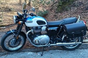 Triumph Bonneville T100 - Bicolor Blue/White