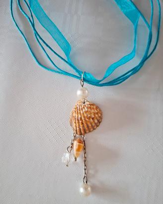 collana conchiglia realizzata a mano nuova