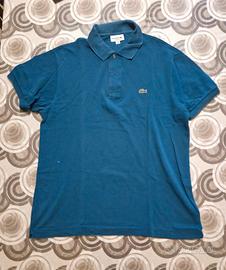 Polo lacoste classic fit blu